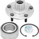 BR930575K - Front Wheel Hub Bearing Repair Kit Compatible with 2006-2015 Honda Civic, 2004-2008 Acura TL, 2003-2007 Honda Accord, 2004-2008 Acura TSX, 2013-2015 Acura ILX, 2007-2010 Honda Element