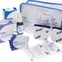 Bruder Hygienic Eyelid Care Kit - Moist Heat Eye Compress Mask, Eyelid Cleansing Wipes & Spray - Soothe Dry Eyes & Improve Health