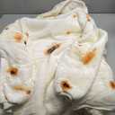 Aemicion Oversized Wearable Blanket,Cozy Hoodie Blanket,Warm Sherpa Sweatshirte Blanket Gifts for Women Men Adult-Burritos, M