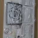 Modern Crystal Bathroom Vanity Light, 3-Lights Bathroom Light Fixtures, Chrome Vanity Light Fixtures over Mirror, Easy Installation & Dimmable Lighting, Crystal Wall Light Fixtures for Bathroom