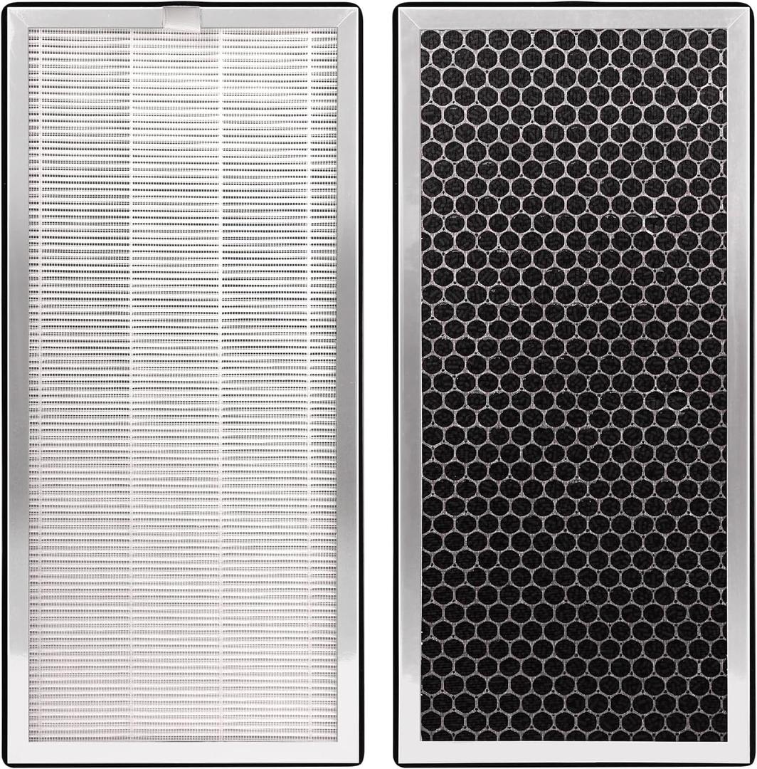 Air MA-40 Replacement Filter Compatible with Medify MA-40 Air Purifier, 3-in-1 High-Efficiency HEPA and Activated Carbon Pre-Filter for MA40 MA40W MA40B Air Filter Replace, 2 Pack