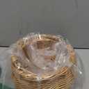 Liebemode Small Wicker Flower Girl Basket with Handle Cute Easter Baskets Rustic Decorative Basket for Wedding and Home Decor, Tentative ako, tagal e