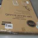 Loddie Doddie Magnetic White Board - 24 in x 36 in, Engineered Wood Frame - Easy Clean Magnetic Dry Erase Board for Wall - Built-in Marker Tray