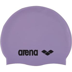 Arena Classic Unisex Soft Silicone Swim Cap for Women and Men, Intensive Training Comfortable Non-Slip Long Hair Swimming Hat, One Siz
