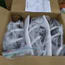 Modern Led Pendant Light Fixture, 15W Chrome Spiral Led Chandelier Hanging Lamp, 4500K Daylight White Pendant Lamp, Adjustable Height Pendant Light for Kitchen Dining Room Bedroom Kitchen Island Cafe (3 Pack, Black)