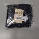 SHARICCA Women Seamless High Waist Underwear Sexy Floral Lace Thong Soft Comfortable Panties Pack (Large, 5 Black)