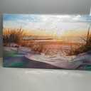 Wapluam Large Wall Art For Living Room Canvas Wall Decor For Bedroom Office Decorations Sea Beach Scenery Wall Paintings Prints Artwork Ocean Seascape Pictures Modern Home Decor Art Work 48X24 in