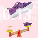 BARERUN Baby Sneakers Toddler Shoes Soft Anti-Slip Sole Newborn First Walkers Infant Toddler Breathable Athletic Running Shoes (Purple)