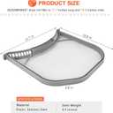 ADQ56656401 DLEX3700W DLE3400W DLE3500W Dryer Lint Filters replacement for LG kenmore by Beauicy-Positively reviewed for sturdiness with UPGRADED STAINLESS STEEL METAL SCREEN