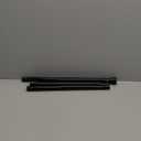 Black Tension Curtain Rod 28 to 48 Inch Spring Rod No Drilling Adjustable Shower Curtain Rod for Windows, Bathrooms, Closet, Kitchen (28" to 48"-1Pcs)