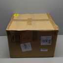 AGDULL Nightstands/Beside Table Set of 2 with Charging Station, End Table with Diamond Handle and Rattan-Style Drawer, Rustic Brown