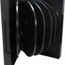 Maxtek Black 12 Disc DVD Cases with 5 Flip Trays and Outter Clear Sleeve, 10 Pack