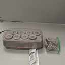 INFINITIPRO BY CONAIR Ceramic Flocked Hot Rollers for Long, Medium, and All Hair - Hair Curler - Hair Roller Clips Included - 2 inch Rollers