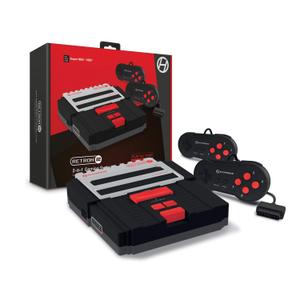 Hyperkin RetroN 2 Gaming Console for SNES/ NES, Duo 2 in 1 Super Nintendo Game Console System -Black