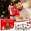 Youyole Horse Christmas Gift Set Xmas Realistic Horse Farm Gift with 18 Horses Figures and Accessories for Xmas Horses Lover Holiday Stocking Stuffers Gifts