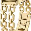 Wearlizer Metal Band Compatible with Samsung Galaxy Watch 7 6 5 4 FE Active 2 40mm 44mm/Watch 6 4 Classic 43mm 47mm 42mm 46mm/Watch 5 Pro 45mm Bands, 20mm Dressy Stainless Steel Chain Strap Women