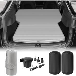Uireefly Tesla Model Y Mattress Bed Mattress for Tesla Model Y 20202025 Inflatable Camping Mattress with Air Pump Grey