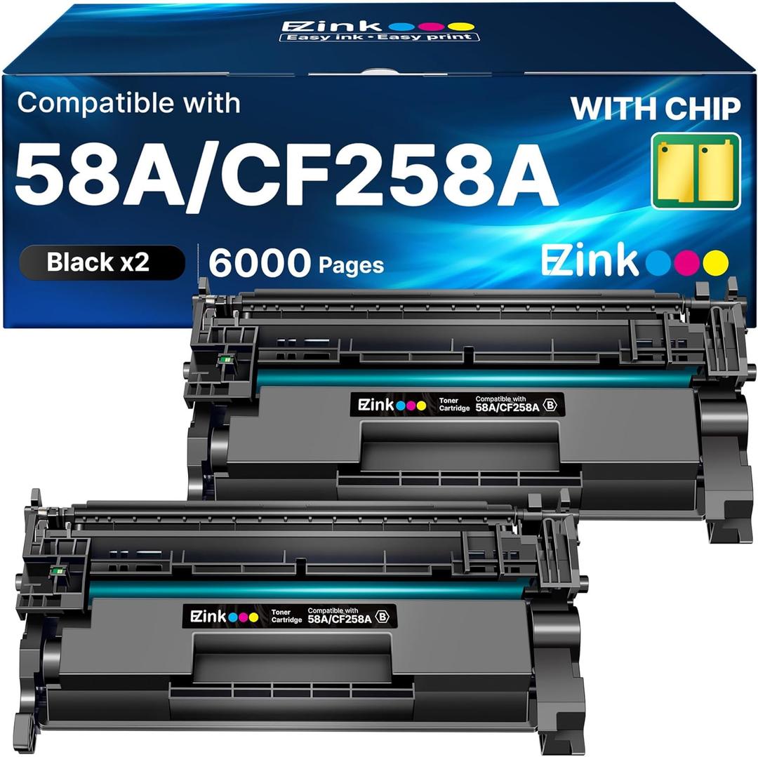 58A CF258A Compatible for 58A HP toner cartridge for HP 58A Toner Cartridge Black,58A CF258A 58X Toner Cartridge with Chip for Laserjet pro m404dn M404n MFP M428fdw M428dw M428fdn Pro M404dw M404 M428