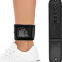 Ankle Straps for Fitness Trackers, Soft Adjustment Pedometer Ankle Band Compatible with Fitbit, Breathable Mesh Sports Ankle Strap for Men and Women (13")