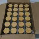 AuroTrends Glass Spice Jars with Bamboo Lids 6oz 24Pack, Spice Jars with Label Complete Set-6oz Spice Containers with Blank & Pre-printed Spice Labels and Straw Brush (6oz 24Pack, Bamboo Lids)