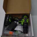 WORKBLESS 21V Power Drill Set, Cordless Drill with 2 Batteries and Charger, 3/8'' Keyless Chuck, Variable Speed, 18+1 Torque Setting and 28pcs Bits Tool Set(Green)