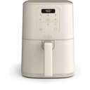 bella 4Qt Slim Air Fryer, Fits-anywhere™ Kitchenware, EverGood™ Ceramic Nonstick Coating, Adjustable Temperature, 6 Preset Cooking Options, 60 Min Auto Shutoff w Audible Tone, 3.3lb Capacity, Oatmilk