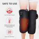 COMFIER Plug-in Heated Knee Massager for Knee Pain Relief with Vibration & Heat,Knee Heating Pad Pair, Knee Warmers for Men Women Seniors,Leg Massager, FSA Eligible HSA,Mothers Day Gifts for Mom Dad