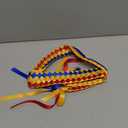 Kindergarten Graduation Ribbon Leis Class of 2026 Braided Necklace Making Kit with Alphabetic Decorative Cards Preschool Kids Grad Graduation Party Gifts(Red, Yellow, Blue)