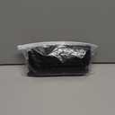 Allegra K Women's 3/4 Sleeve Sheer Mesh Shrug Open Front Cropped Bolero Cardigan XX-Large Black