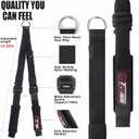 Tricep Rope Cable Attachment Adjustable (26-56 Inches), 27/36/48/55 Inches Long Tricep Rope Alternative, Greater Range of Motion,Gym Rope Equipment for Home/Gym Accessories (Adjustable Length Red (13-28inch))