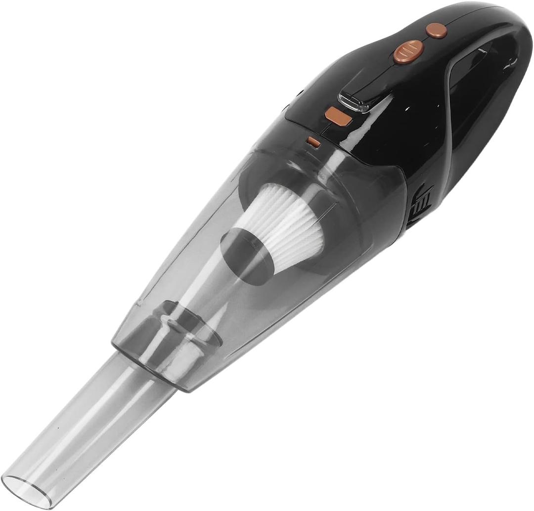 Handheld Vacuum er , Portable Hand Vacuum 6000mAh ABS Aluminum Alloy 120W Rechargeable Cordless for Car