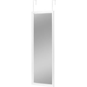 MIRUO Over The Door Mirror Wall Mirror Dressing Make Up Full Length Hanging Door Mirror Polystyrene Frame for Bathroom, Bedroom, Living Room, Dorm and More (White, 47" x 16") MIRUO Over The Door Mirror Wall Mirror Dressing Make Up Full Length Hanging Door Mirror Polystyrene Frame for Bathroom, Bedroom, Living Room, Dorm and More (White, 47" x 16")