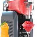 Slushie Machine, 88oz Frozen Drink Maker with 7 Preset Programs, No Ice Required for Frozen Margaritas, Slushies, Frapps and Milkshakes, Mist Gray