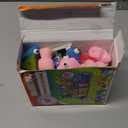 JOYIN 28 Packs Valentine's Day Gift Cards with Popping Eyes Animal Keychains for Kids Party Favor, Classroom Exchange Prizes, Valentine’s Greeting Cards