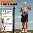Pull Up Bands, Heavy Duty Resistance Bands with Handle, Workout Bands for Pull Up Bar, Pullup Assist Band Set for Exercise, Full Body Workout, Home Gym for Enhanced Strength, Muscle Training