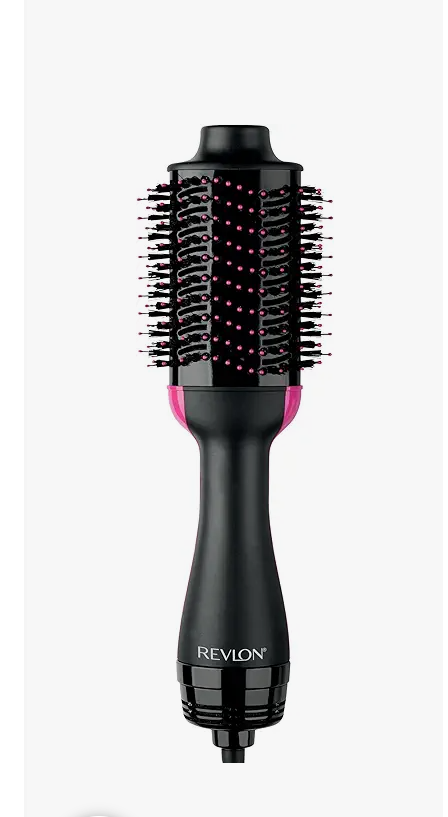 REVLON OneStep Volumizer Hair Dryer and Styler – Easy Salon Style Blowouts – Less Frizz, More Shine, and Reduced Heat Damage, for All Hair Types and Lengths (Black)