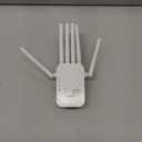 WiFi Extender Signal Booster, 2025 Best WiFi Extender with Ethernet Port, 1200Mbps WiFi Booster Dual Band 5GHz/2.4GHz, Up to 9800 Sq.ft and 60 Devices, Stable Internet Performance, 1-Tap Setup, White