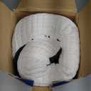 Cervical Neck Pillow for Pain Relief, Ergonomic Neck Pillow for Sleeping, Contour Orthopedic Side Sleeper Pillow for Back Stomach Sleepers Bed Pillow with Pillowcase (Dark Grey With White)