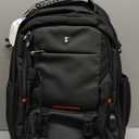 Travel Vacuum Backpack with Wheels for Women Men, 50L Rolling backpack Backpack with Vacuum System, Laptop Compartment, TSA Lock, Dry-Wet Pocket Luggage suitcase, Air Travel, Weekend Trips (Black(included Pump))