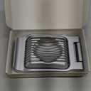 Egg Slicer for Hard Boiled Eggs, Stainless Steel Wire, Heavy Duty Aluminum Egg Cutter Dishwasher Safe for Egg Strawberry Soft Fruit (Silver)