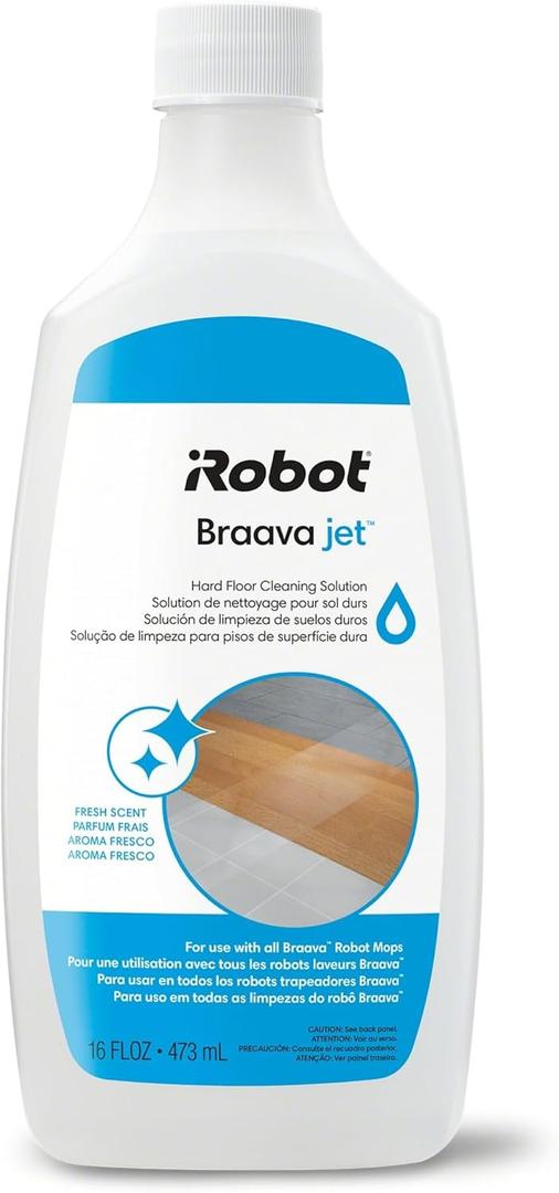 iRobot Authentic Replacement Parts-Hard Floor Cleaner Concentrate Compatible with Roomba 100, 200, 400, 500 Combo Series, Combo i5, i5+, j5, j5+. j7+. j9+, 10 Max, Essential & Braava 240, m6 (16 Oz)
