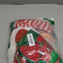 Nuanchu 14 Pcs Women Christmas Elf Costume Set Christmas Velvet Dress Santa's Helper Costume Outfit for Xmas Party Cosplay (Medium)