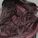 Black and Pink Highlight Wig Lace Front Wigs Pre Plucked with Baby Hair Glueless Wig 26 Inch Long Straight for Women Pink Color Forehead Synthetic 1341 Lace Front Wig