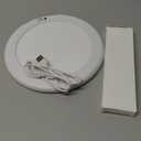 Wowatt Battery Operated Ceiling Light Rechargeable Ceiling Lights with Remote Wireless Shower Lighting 3000K 4500K 6500K 7.48in Dimmable Timing Overhead Light for Closet Shower Living Room (1 Pack, 3CCT-Round)