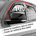 Window Deflectors Smoke Tinted in-Channel Side Window Vent Visor Deflectors Rain Guards Compatible with Honda CR-V (CRV) 2023-2026 - 4pcs. GW0816