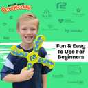 Kids Beach Toys Boomerang - Ultimate Beach Boomerangs for Beaches - Fun Easter Basket Stuffers for Boys & Girls - Playdates Sand Toys Soft Colorful Designs & Tons Of Fun Toy Easter Gifts For Kids (Yellow)