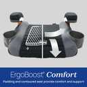 Chicco GoFit ClearTex Backless Booster Car Seat, Travel Booster Seat for Car, Portable Car Booster Seat for Children at Least 4 Years Old and 40-110 lbs., Orchid/Navy, Mfg Date: 10/2025