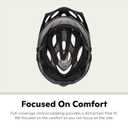 Schwinn Thrasher Helmet for Adults, Size 58-62 cm for Riders Ages 14+, Microshell, Adjustable Dial & Straps, Interior Padding, Air Vents, Visor, Adult Bike Helmet