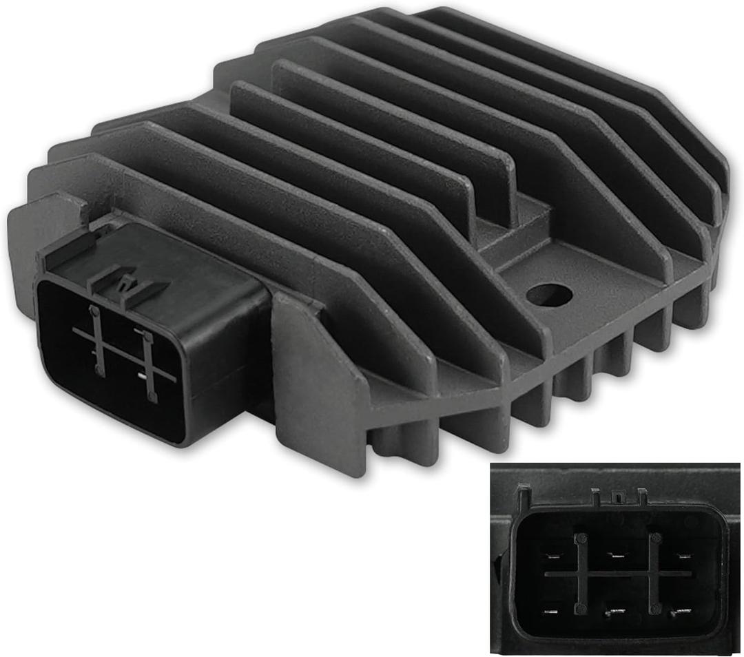 6 Pin Voltage Regulator Rectifier 5GT-81960-00-00 12V Replacement for Ya-maha Grizz-ly 125 350 450 600 660 Ra-ptor 250 350 660 660R 700 700R 5BN-81960-00-00