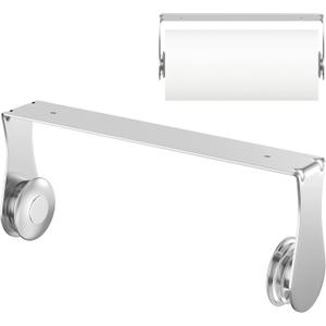 Paper Towel Holder Under Cabinet, Wall Mount, One-Handed Tear, Stainless Steel, Silver, Paper Roll Holder for Kitchen Bathroom Farmhouse Essentials Decor Accessories